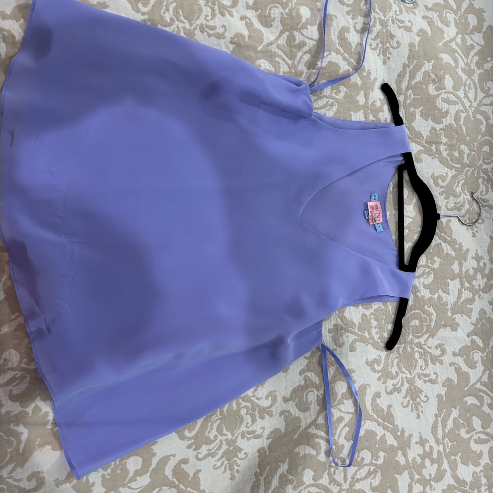 Antonio Menlani Lavender Sleeveless Top